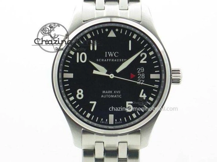 MIROTIME 0202 Supportive Big Pilot IW501008 “Boutique London” SS ZF Best Edition Blue Dial on Blue Leather Strap A 7106